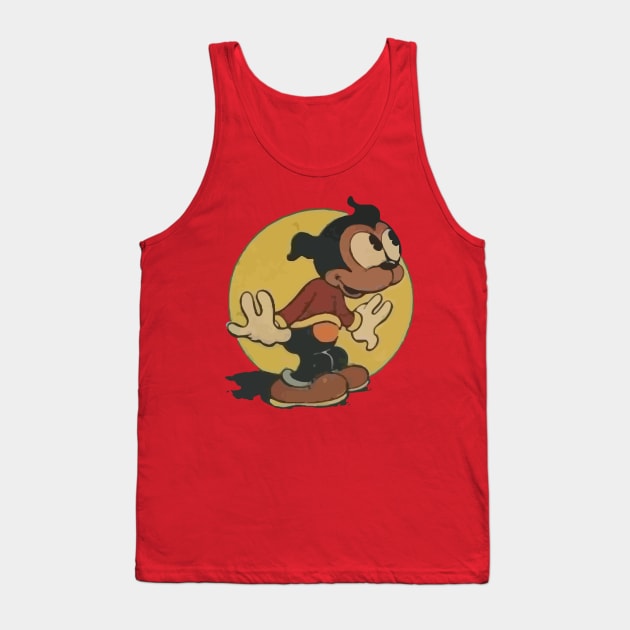 Bimbo the Dog - Distressed, Vintage Tank Top by offsetvinylfilm